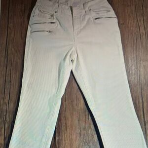 Jennifer Lopez Cream Jeans